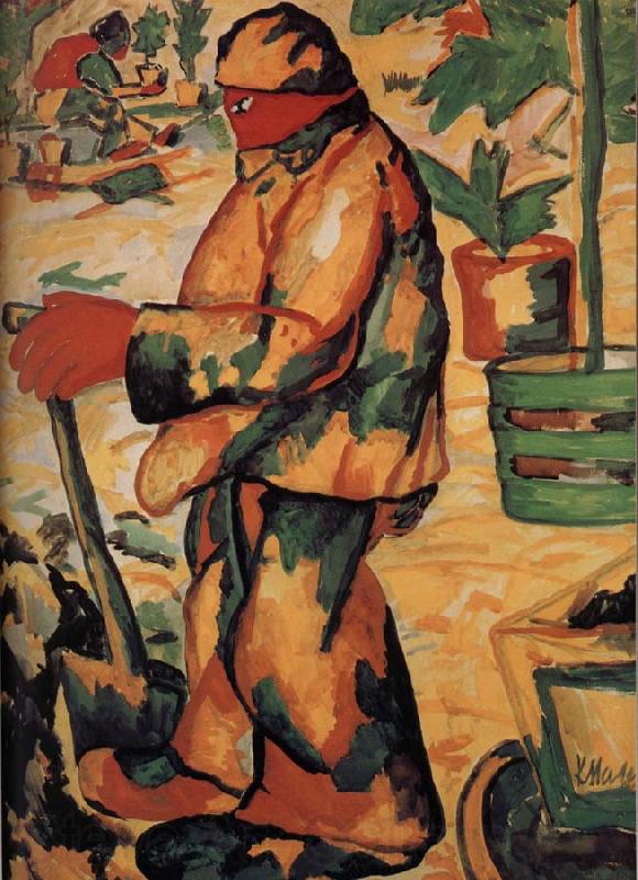 Kasimir Malevich Gardener France oil painting art
